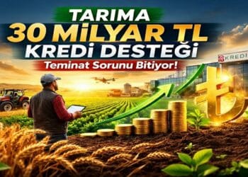 Çiftçiye 30 Milyar Liralık Dev Teminat